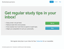 Tablet Screenshot of extremelearners.com